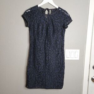 Loft Dark Blue Sheath Dress